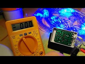 Stop LED blinking. Permanently turn off the LED Christmas light to flash.