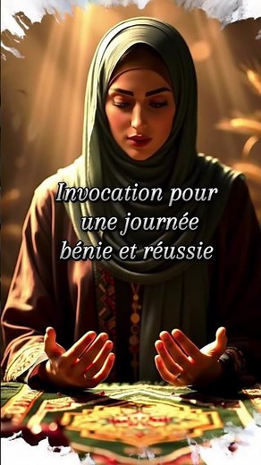 Invocation pour une journée bénie et réussie #douaa #matin