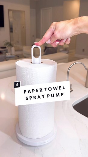 Innovative Paper Towel Spray Pump by simplehuman for Your Home