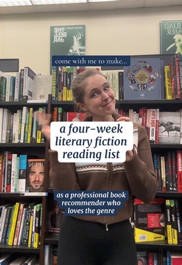 This four-week literary fiction reading list will make you love the genre! #bookrecommendations