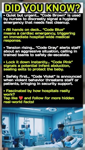 Hospitals Use Secret Color Codes — Here’s What They Really Mean 🏥😳