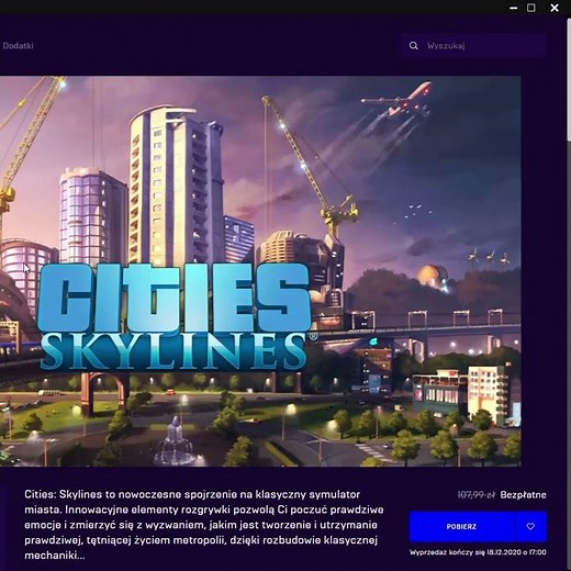 Cities: Skylines ZA DARMO!