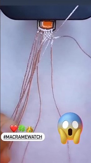 Macrame Watch Strap|| Watch Band||Macrame watch Bracelet #diy #tranding #macramewatch #shorts