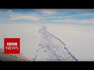 Giant iceberg splits from Antarctic - BBC News
