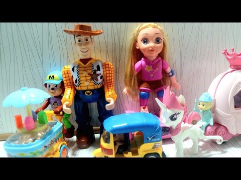 8 Minutes Satisfying With Unboxing Doll Sheriff Woody Toy | ASMR | Review Toys. 