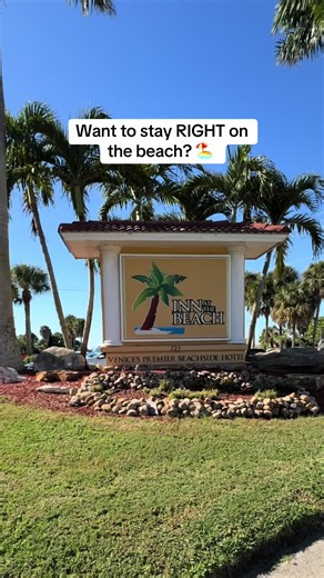 If you want a real Florida beach stay — warm water, easy mornings, and sunset swims — this hotel is literally steps from the Gulf. December rates are around $202. Tap the green location tag to check your dates! #tiktokgotryout #veniceflorida #beachlife #beachresort #hiddengems