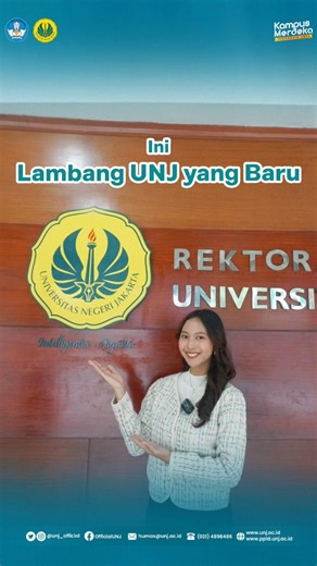 Universitas Negeri Jakarta on Instagram: ""Ini Lambang UNJ yang Baru" Sudah tahu belum, bahwa sejak 14 Agustus 2024, UNJ resmi menggunakan lambang baru sesuai dengan Peraturan Pemerintah Nomor 31 Tahun 2024 tentang PTN-BH UNJ? Lambang lama sudah tidak berlaku lagi, ya! Lambang yang baru ini tidak hanya terlihat lebih modern dan keren, tetapi juga mencerminkan semangat baru UNJ untuk terus berkembang dan berinovasi menuju cita-cita menjadi World Class University. 🌍✨ Bangga menjadi bagian dari si