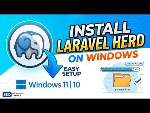 I will set up Laravel Herd on Windows for lightning-fast PHP development