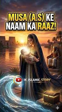 Hazrat Musa (A.S) Ka Naam "Musa" Kisne Rakha?