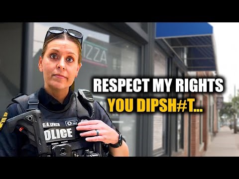 Female Cop Gets Schooled on the Constitution! Watch This First Amendment Showdown