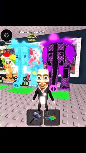 😱 I PANICKED… Destroyed Strawberry Elephant for Jolly Jolly Sahur 💀🔥 #roblox #usa #stealabrainrot