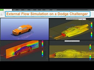 🚗 Creo Flow Analysis: External Flow Simulation on a Dodge Challenger! (Step-by-Step Tutorial) 🌬️