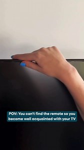 Sometimes it’s good to know where the power button actually is, just in case. But if you're over the daily remote scavenger hunt, our smart platforms offer apps that let you control your TV right from your phone. Just don’t lose that too! 😉 #ElementElectronics #Trending #LostRemote #Funny #Electronics #RemoteApp | Element Electronics