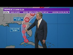 Tracking Elsa: Storm strengthens slightly as it crosses Cuba