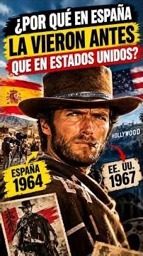 Por qué en España la vieron ANTES que en Estados Unidos 🎬😱 #shorts #western #spaguetti