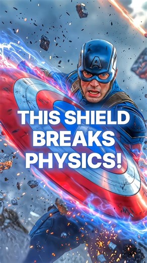 Why CAPTAIN AMERICA Shield is Scientifically Impossible 😱 #shorts #captainamerica