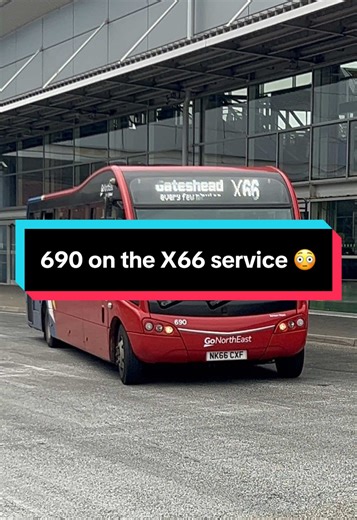 Go North East 690 NK66 CXF a fleet liveried Optare Solo SR is seen here at Metrocentre on the 14:09 duty ran X66 service to Gateshead Interchange! 😳 #gonortheast #gateshead #metrocentre #fypviral #fyp #busenthusiast #busspotting #tyneandwear #optaresolosr #getmeviral #getmefamous #singledecker #busmania #lol #busenthusiast #shocked #xy #xyz #xyzbcafypシ #xyzbca