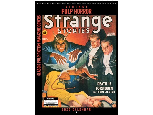 2026 Vintage Pulp Horror Deluxe Calendar – Classic Pulp Horror Magazine Covers | Retro Horror Art | Spooky Gift - Etsy