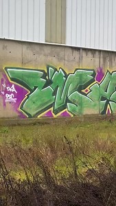 Lets green it !😁 #graffiti #vandal #travelers | Mathieu Raze