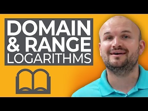 How to determine the domain and range of a logarithmic graph