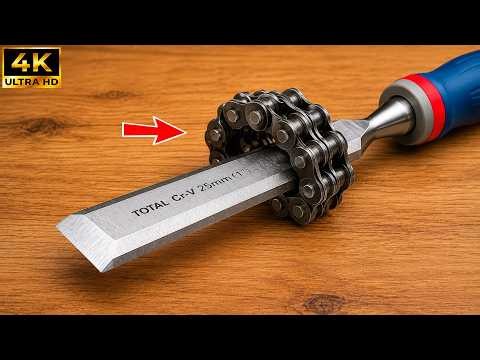 The World's Sharpest Chisel! Easy Way to Sharpen a Carpenter's Chisel to Razor Sharpness