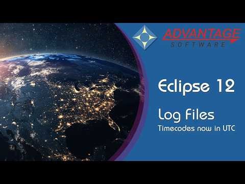 Eclipse 12 - Log Files - Timecodes now in UTC