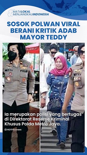 Sosok AKBP Netty Siagian, Polwan yang Berani Kritik Adab Mayor Teddy di Depan Panglima TNI. Selengkapnya>> https://bitly.cx/cjho #polwan #nettysiagian #mayorteddy #beritapolitik #MataLokalMenjangkauIndonesia #tribunvideo #beritahariini | Tribun Video