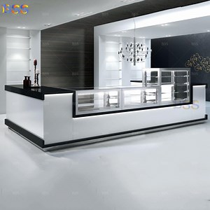 [Hot Item] Tailor Made Restaurant Bar Counter with Fridge Solid Surface Food Display Counter Commercial Bar Design Ideas