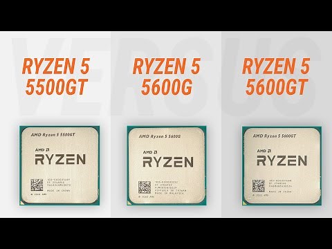 Ryzen 5 5600GT vs Ryzen 5 5500GT vs Ryzen 5 5600G w/ Radeon Graphics: Test in 10 games at 1080p