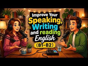 40-Min English Listening & Conversation Practice | Improve Speaking, Reading & Writing (B1–B2)
