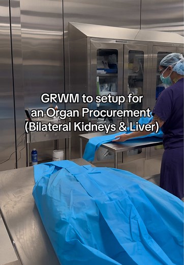 Organ Procurement Back Table Setup Process