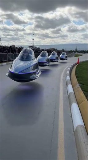 7 Wheel Less Hover Bikes Orbiting in Perfect Formation 🤯