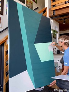 Hello my creative ones! 😃 I'm excited to share with you a new painting and the first piece of the new series I'm working on..🎨 This is painted using my ColorByFeliks acrylics on 48" x 60" Fredrix canvas. Have a blessed day! 🙌 All art materials are available at www.colorbyfeliks.com | Feliks K