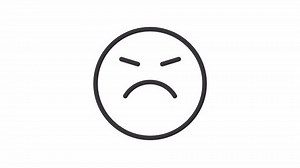 Animated Angry Emoji Icon Negative Face Stock Footage Video (100% Royalty-free) 3751314869 | Shutterstock