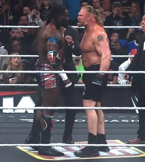 Best Match of WM 42 🗿 - " WM 42 Brock vs Oba Femi " Edit | Funk Sereno (Slowed) #wwe #wrestling