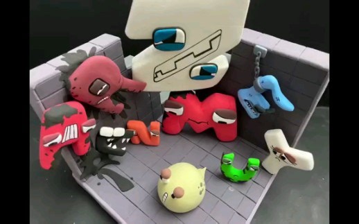 Making Alphabet Lore Room / Alphabet Lore clay / Now I Know My ABCs - YouTube