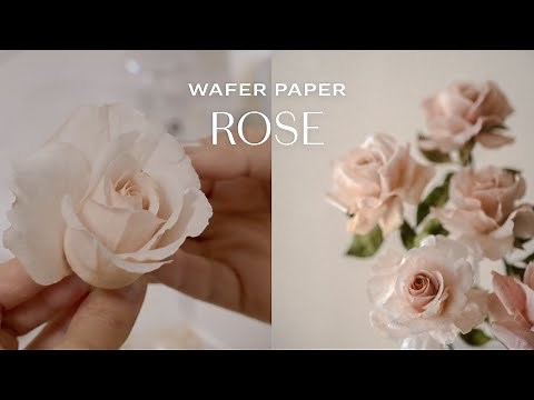 LEVEL UP: How to make Wafer Paper Rose (Sugar Flowers Online Class)