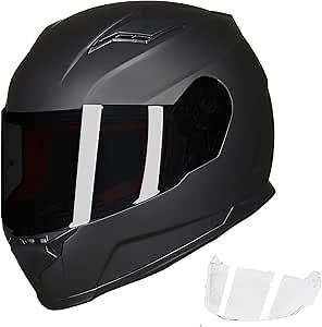 ILM Full Face Snowmobile Motorcycle Helmets for Men Womens Dual Sport Pinlock Anti Fog for Adults DOT Model 817