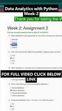 NPTEL Data Analytics with Python Week 2 Assignment Answers | noc26-cs86