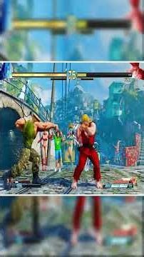 Ken VS Guile I Street Fighter V #shorts #shortvideo #short