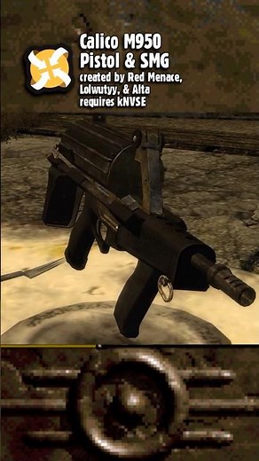 Calico M950 Gun Mod for #Fallout New Vegas