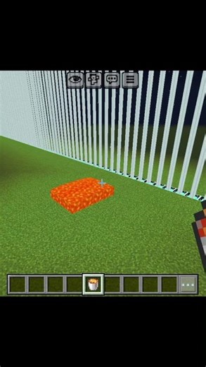 cool lava hack in Minecraft Easy tutorial #minecraft #shorts