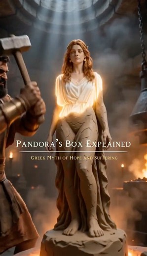 Pandora’s Box Explained in 30 Seconds: Greek Myth of Hope and Suffering #pandora, #greekmythology,