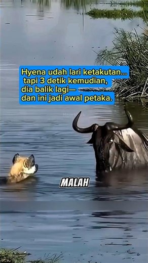 Hyena Balik Lagi, Wildebeest Kena Petaka 😨 #Shorts #wildlife