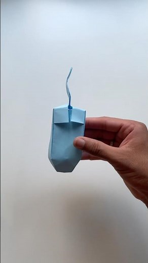 ORIGAMI MAUSE DE PAPEL - TUTORIAL #origami #origamiart #papelviraarte #diycompapel #dobradura #papel