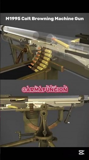 “Colt M1895 Browning ⚙️ The First True Machine Gun | La primera ametralladora real #usa#gunmechanism