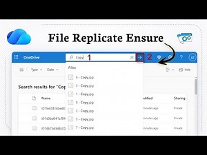 How to duplicate files in OneDrive using Copy To