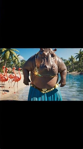 Hippo Doing Dance 🤣😂 #trending #dance #viral #funny #memes #fyp #foryou #grow #trendingnow #funnyvid