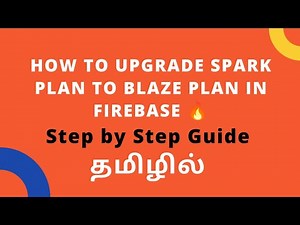 How to Upgrade Spark plan to Blaze plan in Firebase