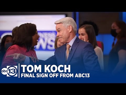 Tom Koch's final ABC13 sign off